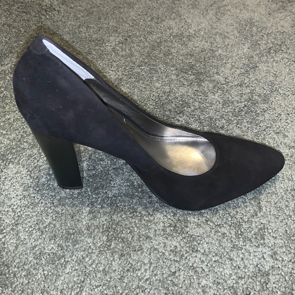 BCBG Paris Black Suede Pump